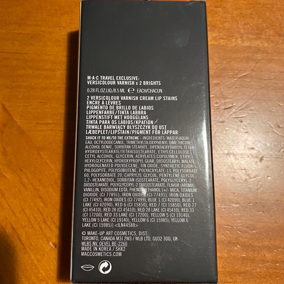 MAC Versicolour Varnish Lip Stains X 2 - Picture 3 of 15